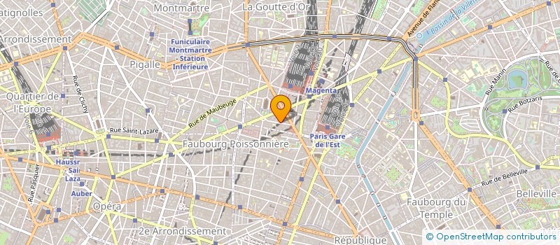 localisation de l'entreprise LA PELISSE à PARIS