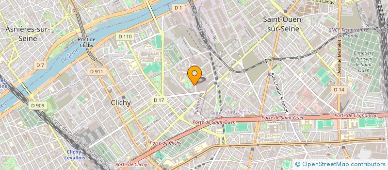 localisation de l'entreprise LA PELLE A BURGER à CLICHY