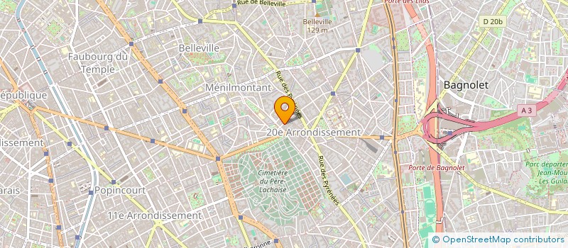 localisation de l'entreprise LA PELLEGRINE  PARIS