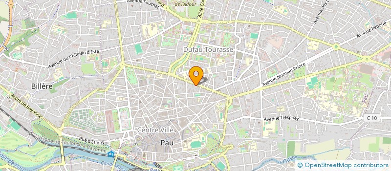 localisation de l'entreprise LA PELLOUAILLE à PAU
