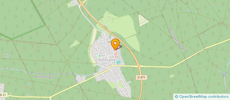 localisation de l'entreprise LA PELOUSE  PONTCARRE