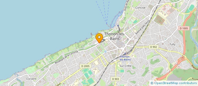 localisation de l'entreprise LA PENA à THONON-LES-BAINS