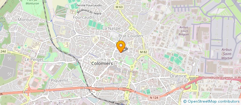 localisation de l'entreprise LA PENA COLUMERINE à COLOMIERS
