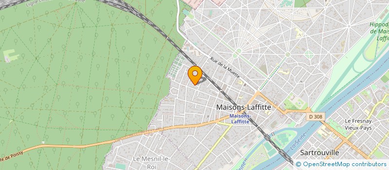 localisation de l'entreprise LA PENA DE GUITARE à MAISONS-LAFFITTE