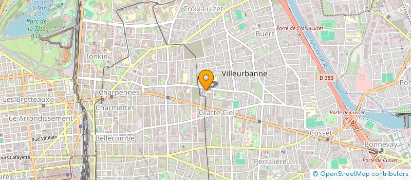 localisation de l'entreprise LA PENA DE LYON  VILLEURBANNE