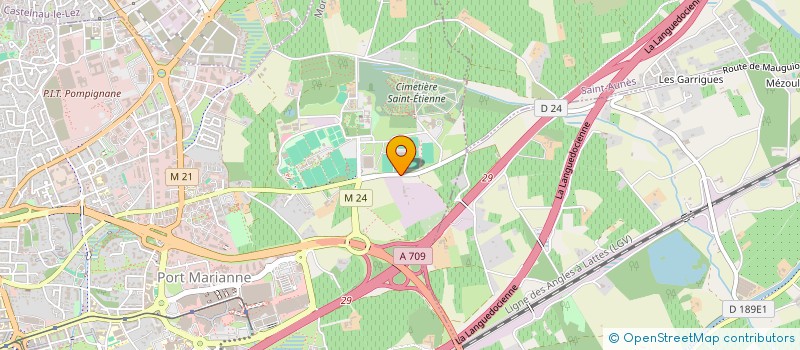 localisation de l'entreprise LA PENA DEI CLAPAS à MONTPELLIER