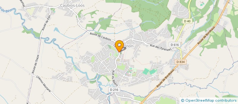 localisation de l'entreprise LA PENA DES FILLES  SAUVAGNON