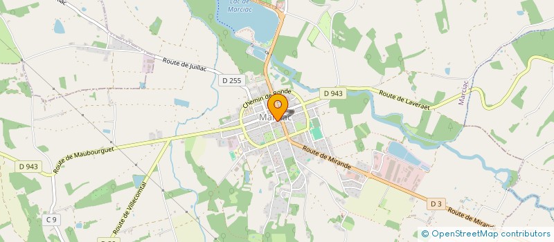 localisation de l'entreprise LA PENAC  MARCIAC