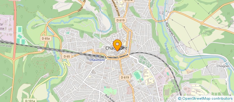 localisation de l'entreprise LA PENDERIE CHIC à CHAUMONT