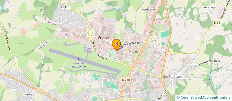 localisation de l'entreprise LA PENDERIE D'ANNIA  LANNION