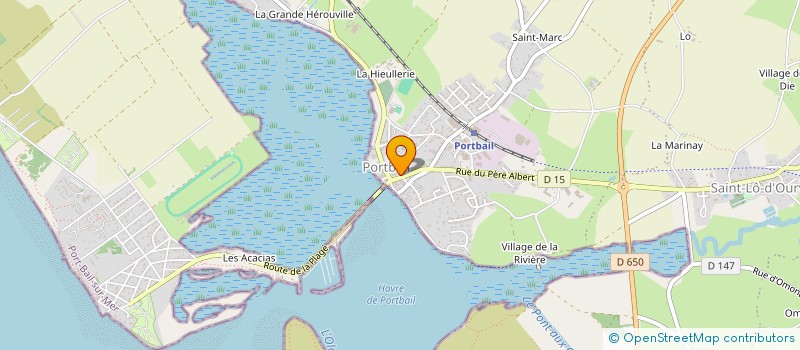 localisation de l'entreprise LA PENDULE  PORT-BAIL-SUR-MER