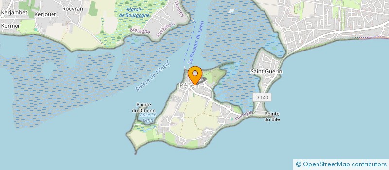 localisation de l'entreprise LA PENERFINE  DAMGAN