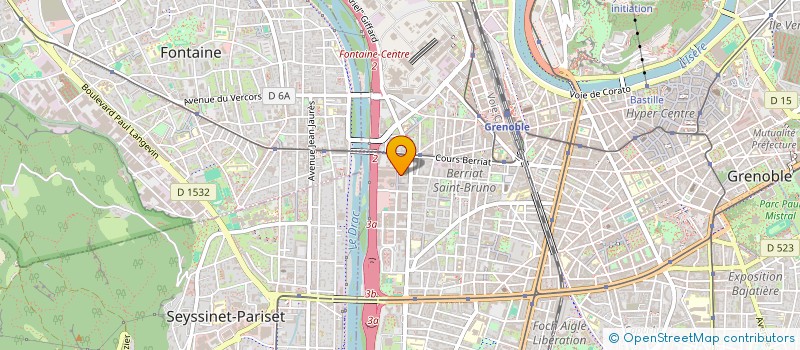 localisation de l'entreprise LA PENICHE à GRENOBLE