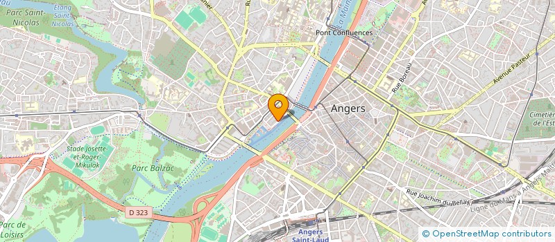 localisation de l'entreprise LA PENICHE  ANGERS
