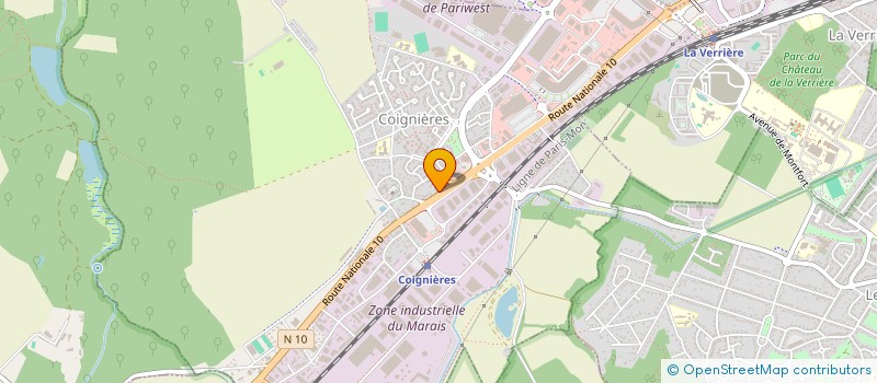 localisation de l'entreprise LA PENICHE  COIGNIERES