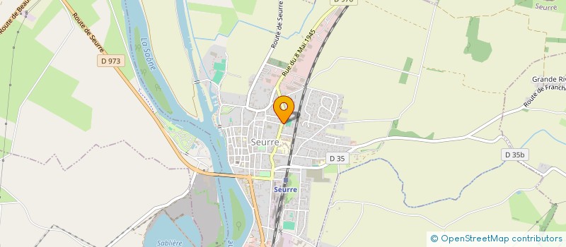 localisation de l'entreprise LA PENICHE  SEURRE