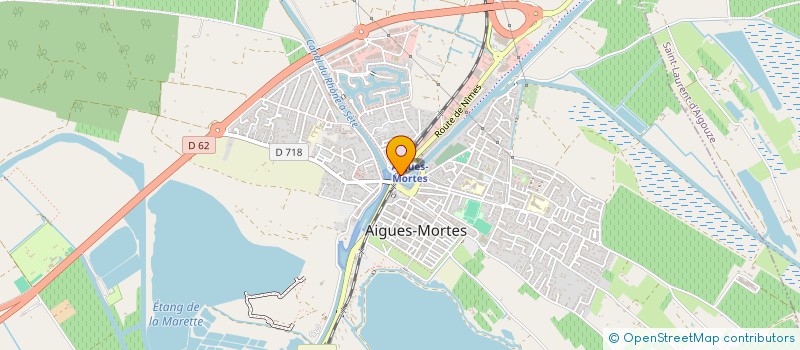 localisation de l'entreprise LA PENICHE à AIGUES-MORTES