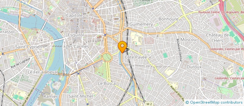 localisation de l'entreprise LA PENICHE ZAMBEZI  TOULOUSE