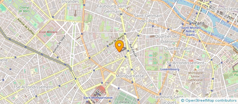 localisation de l'entreprise LA PENINSULE 1 à PARIS