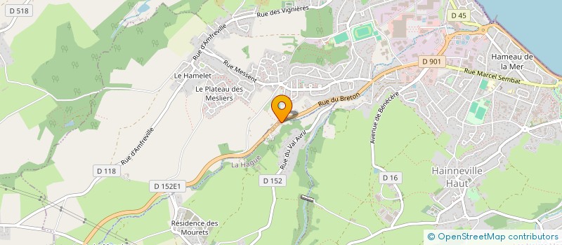 localisation de l'entreprise LA PENINSULE - MAISON DE POESIE EN COTENTIN  CHERBOURG-EN-COTENTIN