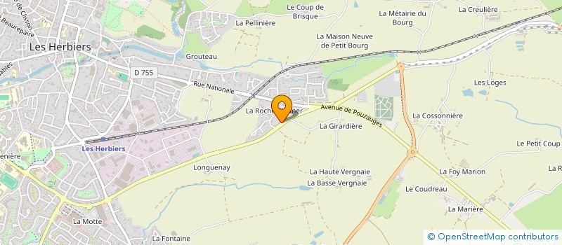 localisation de l'entreprise LA PENNERAIE à LES HERBIERS