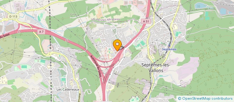 localisation de l'entreprise LA PENNOISE DE CONSTRUCTION à SEPTEMES LES VALLONS