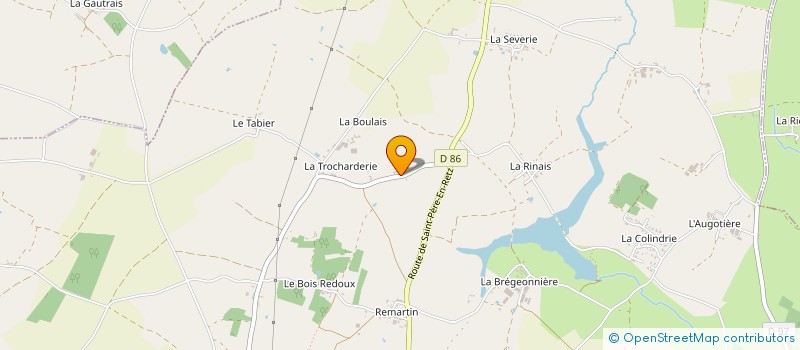localisation de l'entreprise LA PENOTIERE à PORNIC