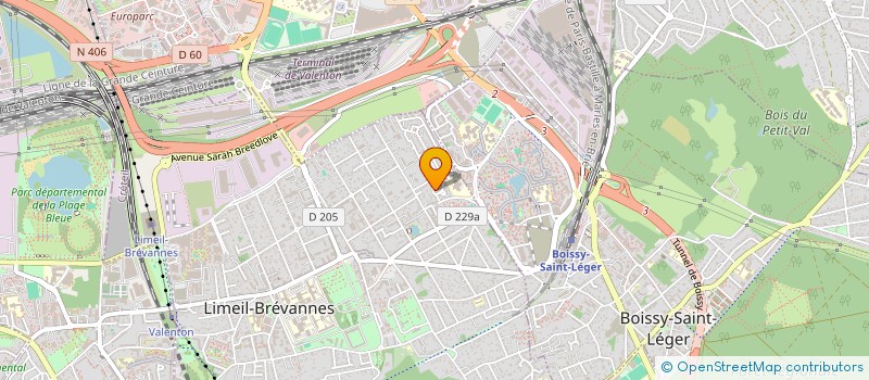 localisation de l'entreprise LA PENSEE à LIMEIL-BREVANNES