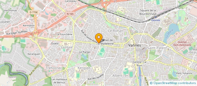 localisation de l'entreprise LA PENSEE N'EST PAS QU'UNE FLEUR à VANNES