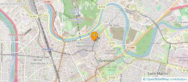 localisation de l'entreprise LA PENSEE SAUVAGE à GRENOBLE
