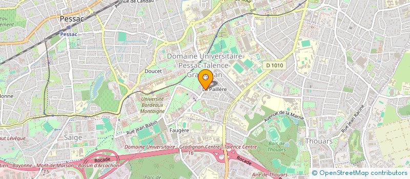 localisation de l'entreprise LA PENSION DES CANAILLES à PESSAC