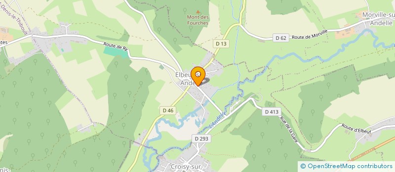 localisation de l'entreprise LA PENSION DES JOYEUX RONRONNEURS  ELBEUF-SUR-ANDELLE