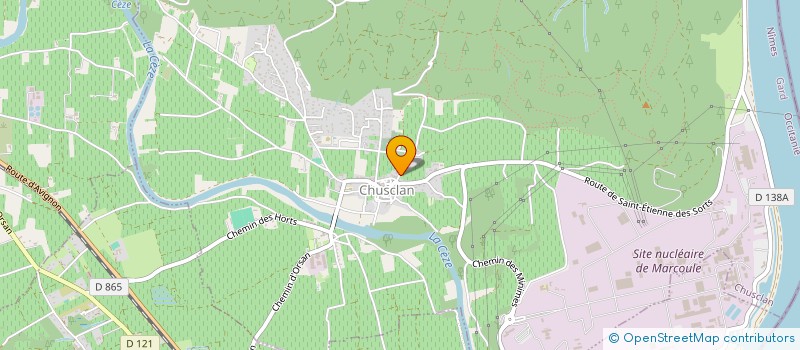 localisation de l'entreprise LA PENSION MIMOSEN  SABRAN