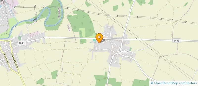 localisation de l'entreprise LA PENTA à ORMOY