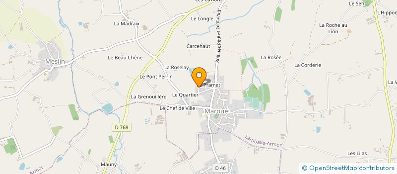 localisation de l'entreprise LA PENTHIEVRE HANDISPORT à LAMBALLE-ARMOR