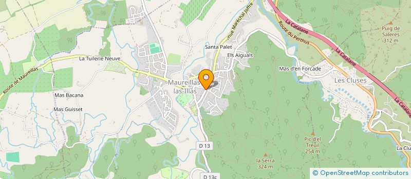 localisation de l'entreprise LA PENYA  MAUREILLAS-LAS-ILLAS