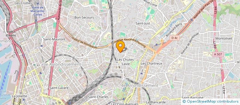 localisation de l'entreprise LA PEPINIERE à MARSEILLE