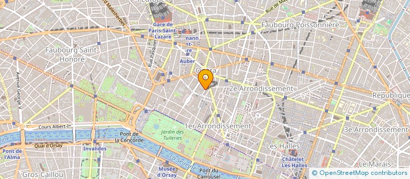 localisation de l'entreprise LA PEPINIERE à PARIS