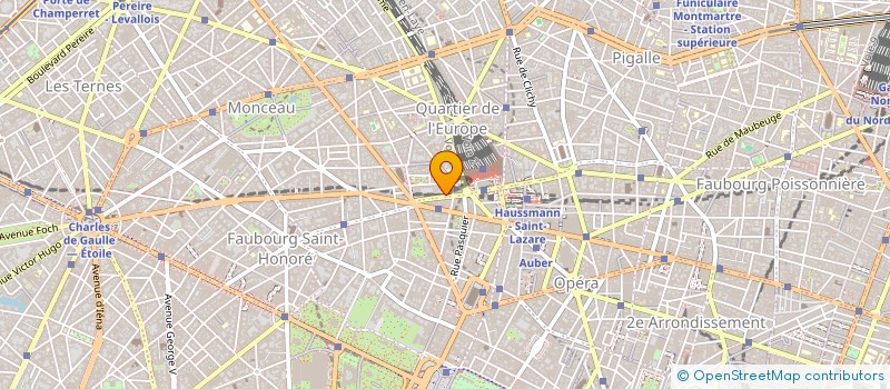 localisation de l'entreprise LA PEPINIERE  PARIS