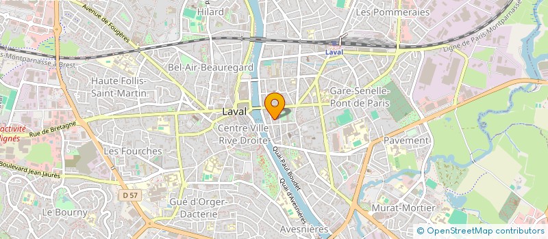 localisation de l'entreprise LA PEPINIERE à LAVAL