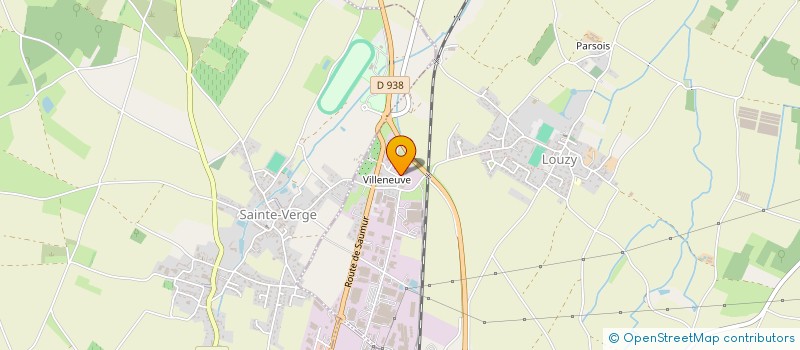 localisation de l'entreprise LA PEPINIERE  LOUZY