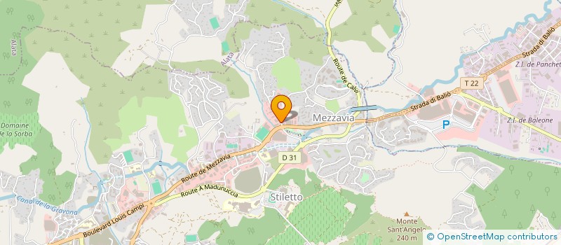 localisation de l'entreprise LA PEPINIERE DE MEZZAVIA à AJACCIO