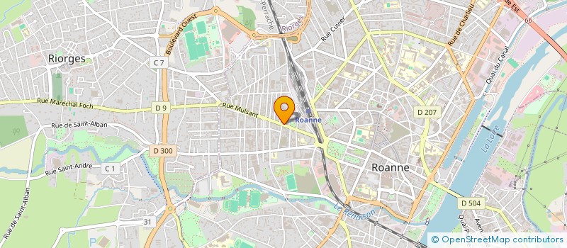 localisation de l'entreprise LA PEPINIERE DU BIEN - ETRE VOTRE BIEN ETRE NOTRE PRIORITE à ROANNE