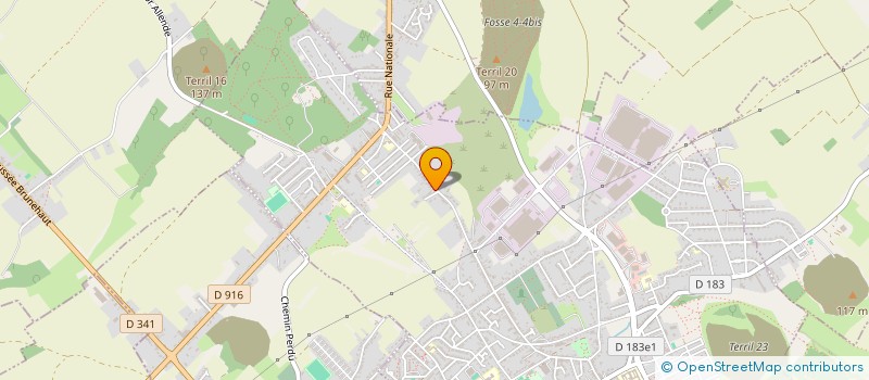 localisation de l'entreprise LA PEPINIERE DU VAL FLEURI  AUCHEL