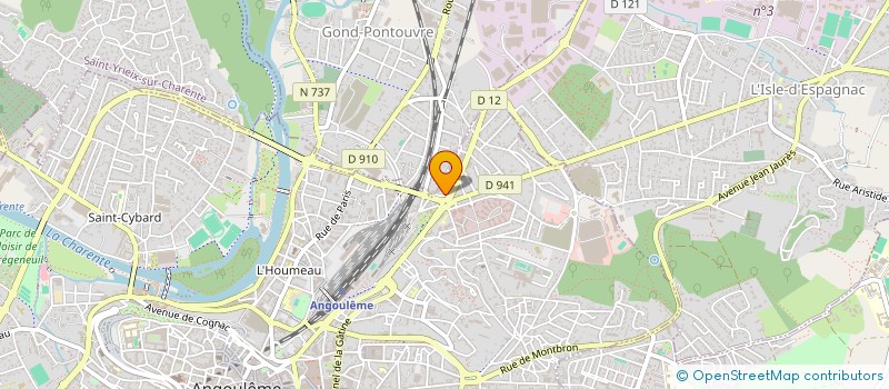 localisation de l'entreprise LA PEPITE à ANGOULEME