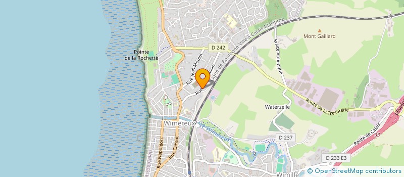 localisation de l'entreprise LA PEPITE  WIMEREUX