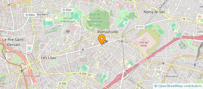 localisation de l'entreprise LA PEPITE à ROMAINVILLE