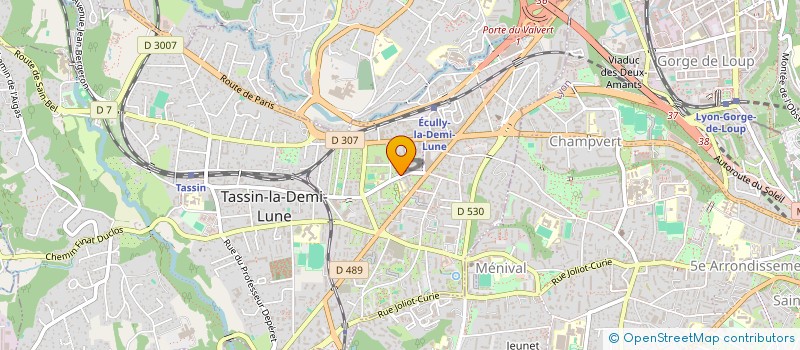 localisation de l'entreprise LA PEPITE CONSULTING à TASSIN-LA-DEMI-LUNE