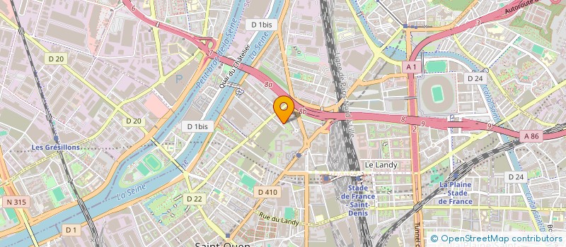 localisation de l'entreprise LA PEPITE MEDIA ( LA PEPITE )  SAINT-DENIS