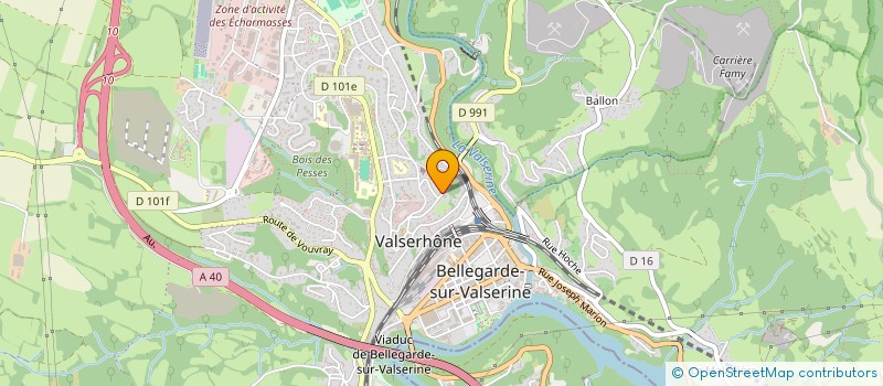 localisation de l'entreprise LA PERCEE DE LA SOIF  VALSERHONE